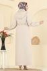 عباءة بيج 3006DFL152-MS - Thumbnail