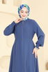Abaya 301MSA980-MS Indigo - Thumbnail
