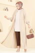 عباءة بيج 301MSA980-MS - Thumbnail