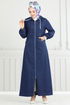 Abaya 318MSA980-MS Denim - Thumbnail