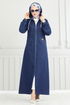 Abaya 318MSA980-MS Denim - Thumbnail