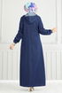 Abaya 318MSA980-MS Denim - Thumbnail