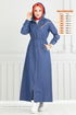 Abaya 325MSA980-MS Denim - Thumbnail