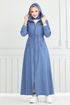 Abaya 325MSA980-MS Light Denim - Thumbnail