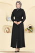 Abaya 3260HBS856-MS Black - Thumbnail