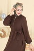 Abaya 3260HBS856-MS Brown - Thumbnail