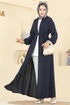 Abaya 3260HBS856-MS Navy Blue - Thumbnail