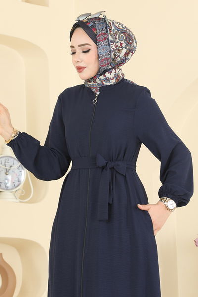 H.B.S. - Abaya 3260HBS856-MS Navy Blue - 423727