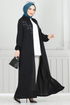 Abaya 354DVL817-MS Black - Thumbnail