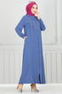 Abaya 354DVL817-MS Indigo - Thumbnail