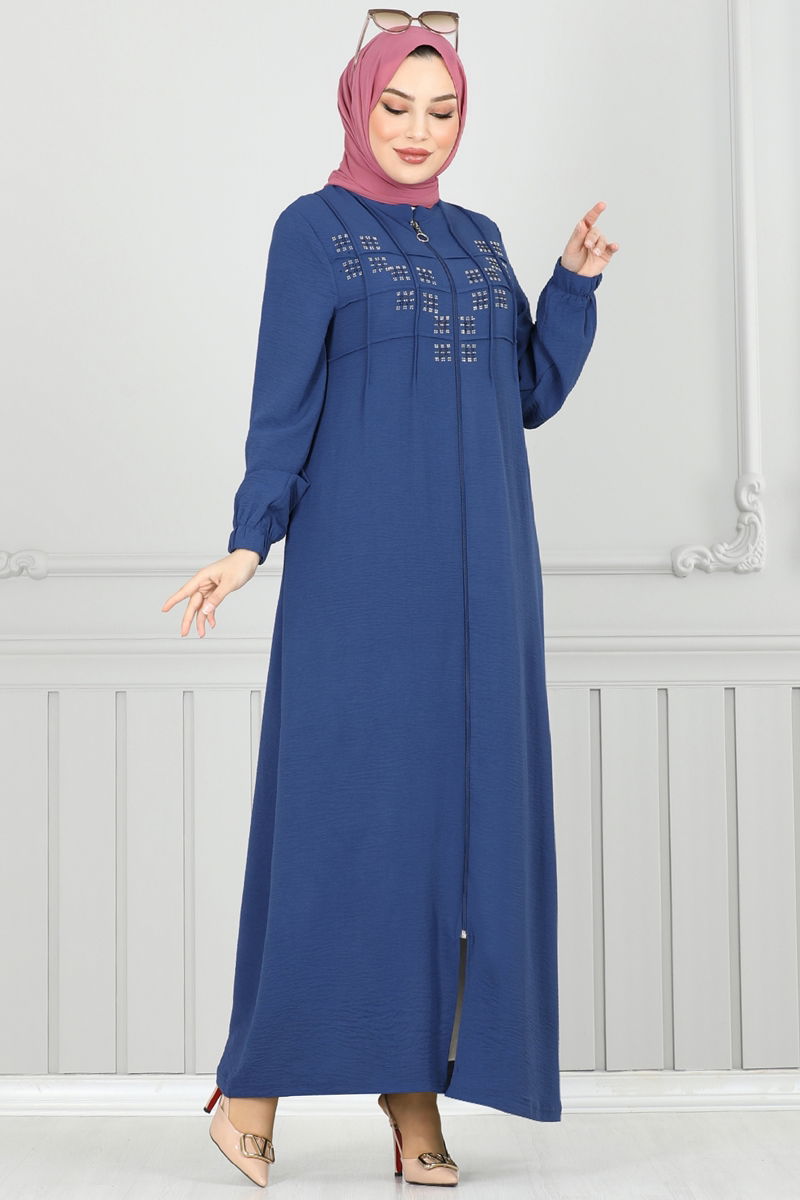 Abaya 354DVL817-MS Navy Blue
