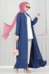 عباءة كحلي 354DVL817-MS - Thumbnail