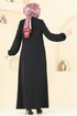Abaya 376DVL817-MS Black - Thumbnail