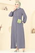 Abaya 376DVL817-MS Gray - Thumbnail