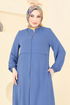 Abaya 376DVL817-MS Indigo - Thumbnail