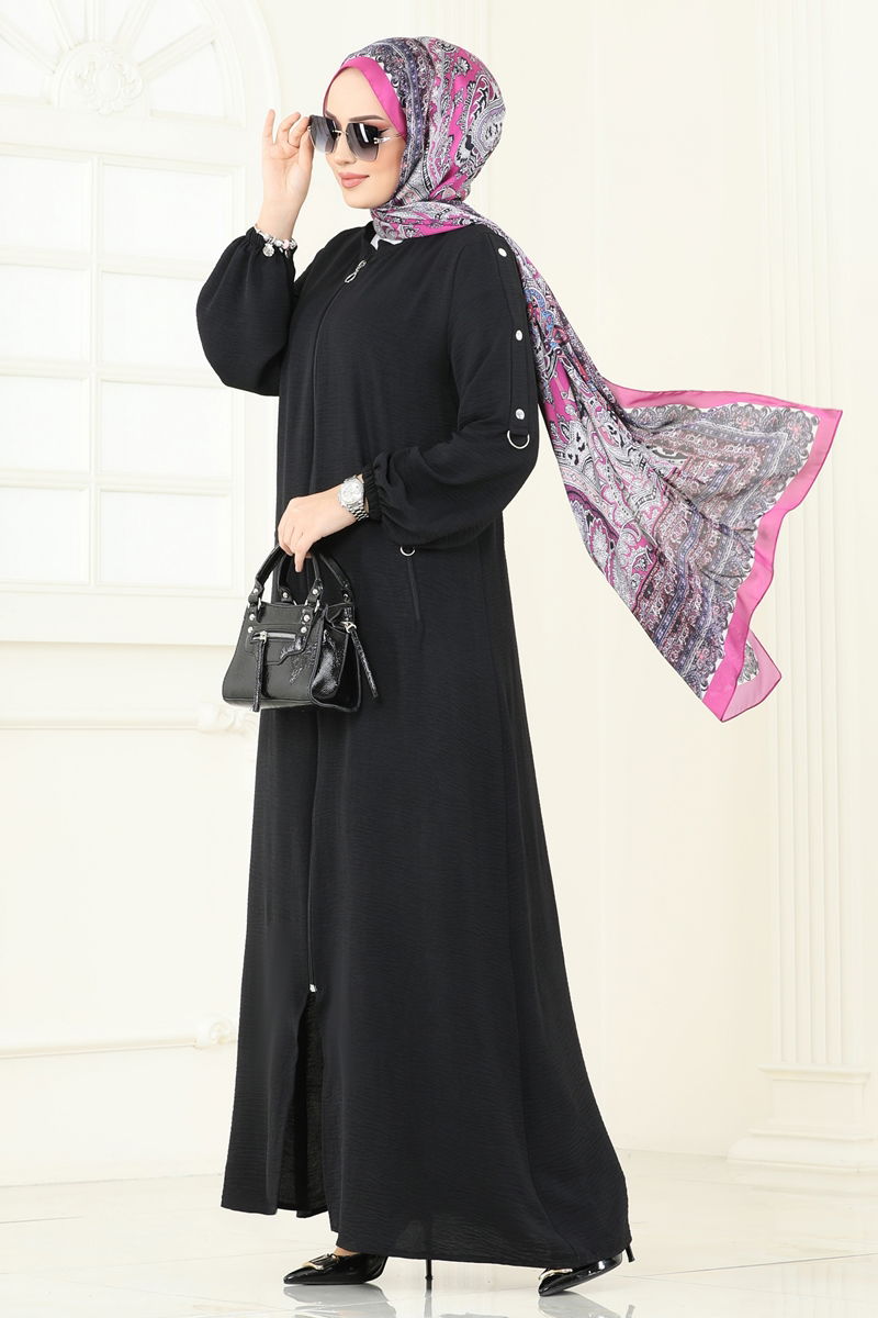 Abaya 378DVL817-MS Black