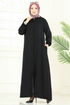 Abaya 390DVL817-MS Black - Thumbnail
