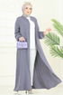 Abaya 390DVL817-MS Gray - Thumbnail