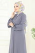 Abaya 390DVL817-MS Gray - Thumbnail