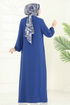 Abaya 390DVL817-MS Indigo - Thumbnail