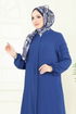عباءة ازرق 390DVL817-MS - Thumbnail