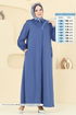 Abaya 394DVL817-MS Indigo - Thumbnail