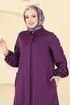 Abaya 394DVL817-MS Purple - Thumbnail