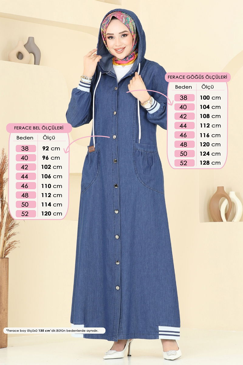 Abaya 4180MKL719-MS Dark Denim