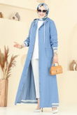 M.K.L. - Abaya 4180MKL719-MS Light Denim