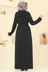 Abaya 451DVL817-MS Black - Thumbnail