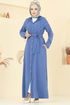 Abaya 451DVL817-MS Indigo - Thumbnail