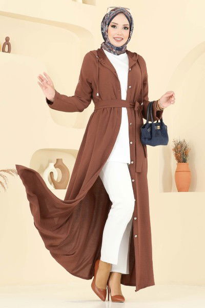 D.V.L. - Abaya 451DVL817-MS Tan