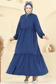 U.Z. - Abaya 6016UZ662-MS Navy Blue