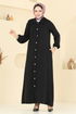 Abaya 6017UZ662-MS Black - Thumbnail
