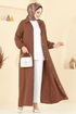 Abaya 6017UZ662-MS Brown - Thumbnail