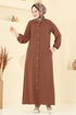 Abaya 6017UZ662-MS Brown - Thumbnail