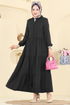 Abaya 7052TGZ1164-MS Black - Thumbnail