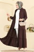 Abaya 7052TGZ1164-MS Brown - Thumbnail