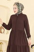 Abaya 7052TGZ1164-MS Brown - Thumbnail