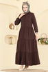 Abaya 7052TGZ1164-MS Brown - Thumbnail