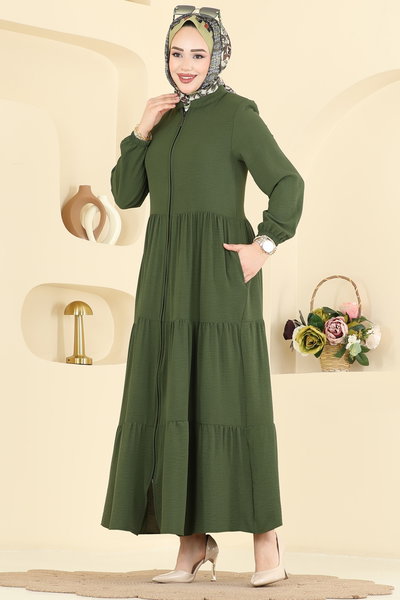 T.G.Z. - Abaya 7052TGZ1164-MS Dark Khaki - 428928