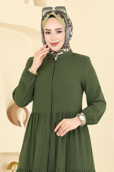 T.G.Z. - Abaya 7052TGZ1164-MS Dark Khaki - 428929