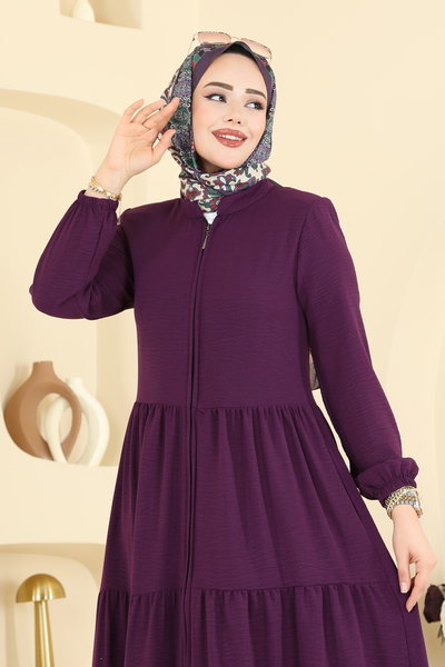 T.G.Z. - Abaya 7052TGZ1164-MS Dark Purple - 428952