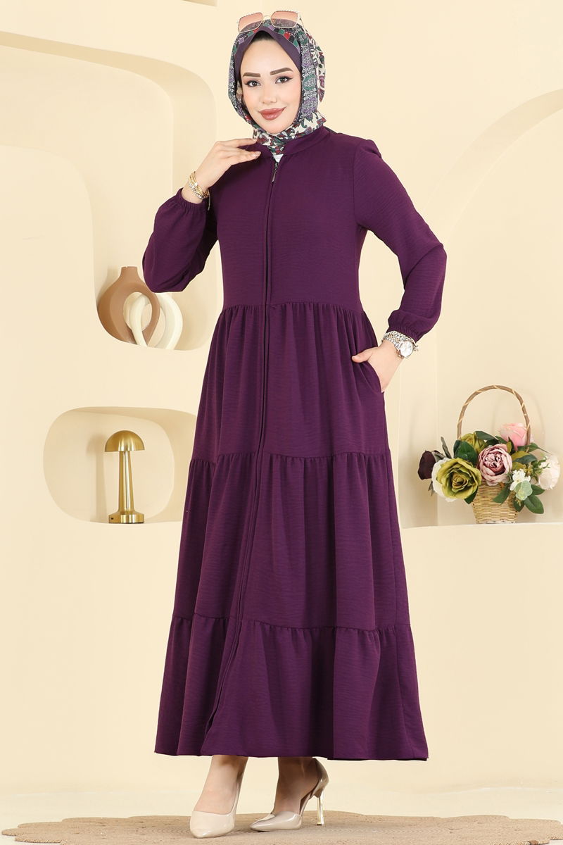 Abaya 7052TGZ1164-MS Dark Purple