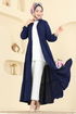 Abaya 7052TGZ1164-MS Navy Blue - Thumbnail