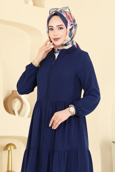 T.G.Z. - Abaya 7052TGZ1164-MS Navy Blue - 428972