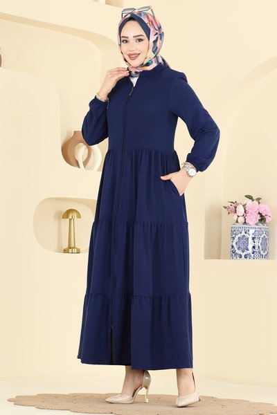 T.G.Z. - Abaya 7052TGZ1164-MS Navy Blue - 428974