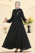 Abaya 8237AB368-MS Black - Thumbnail