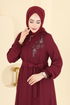 عباءة خمري 8237AB368-MS - Thumbnail