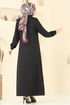 Abaya 831OZN1046-MS Black - Thumbnail